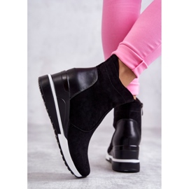 Vinceza Svarta Rita Wedge Sneakers 2