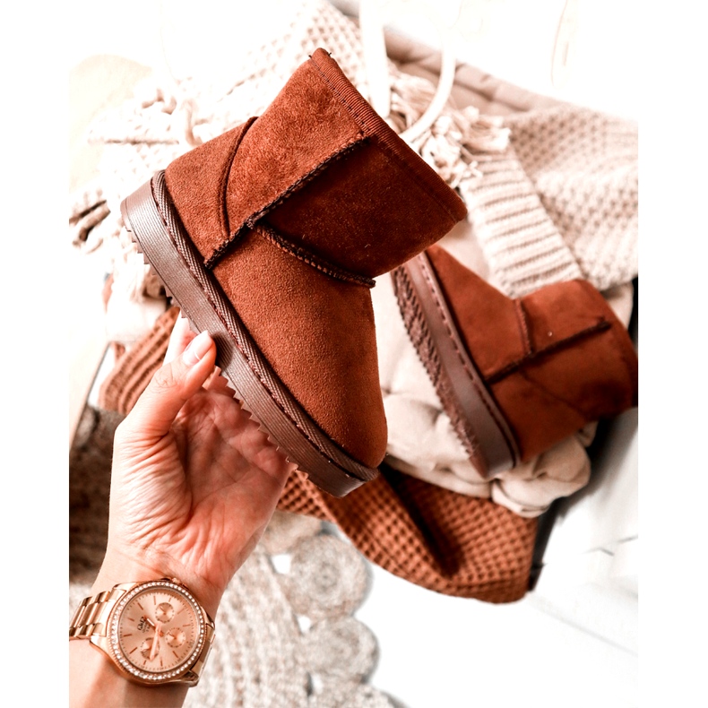 FR1 Barnens varma stövlar Snöskor Brown Gooby brun 1