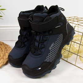 Snowboots American Club för pojkar marinblå 2