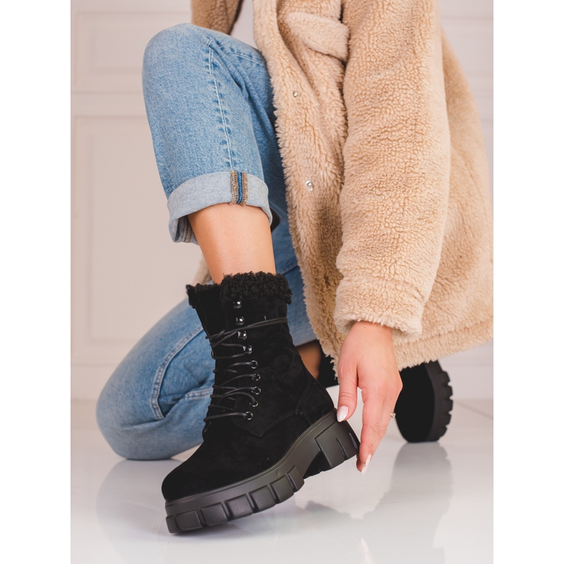 Women's Shelovet isolerade svarta arbetare 2