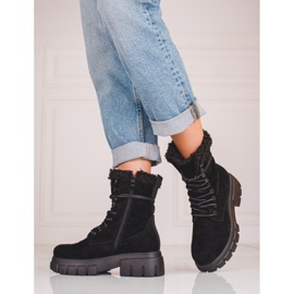 Women's Shelovet isolerade svarta arbetare 1