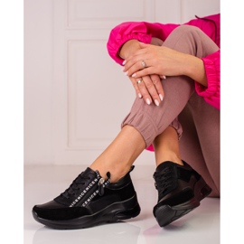 Skinnsneakers för kvinnor med Shelovet-dragkedja svart 1