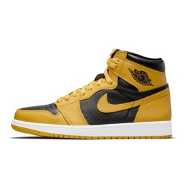 Köp Nike Air Jordan 1 Retro High Og M 555088-701 svart gul 1