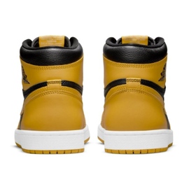 Köp Nike Air Jordan 1 Retro High Og M 555088-701 svart gul 4