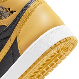 Köp Nike Air Jordan 1 Retro High Og M 555088-701 svart gul 7