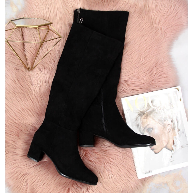 Svarta Sergio Leone varma damstövlar på stolpen 2