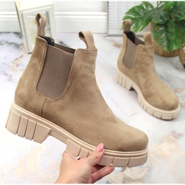 Damkängor i mocka, isolerade, beige, T.Sokolski 1