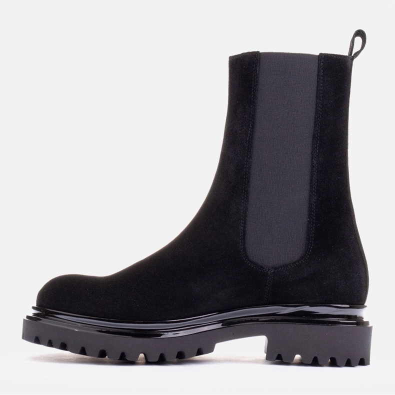 Marco Shoes Stövlar i mocka svart 2