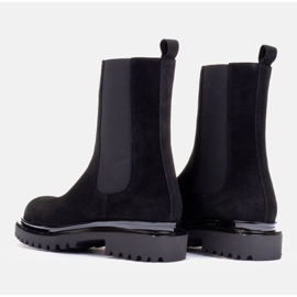 Marco Shoes Stövlar i mocka svart 1