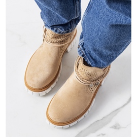 BM Beige Langridge stövlar 1