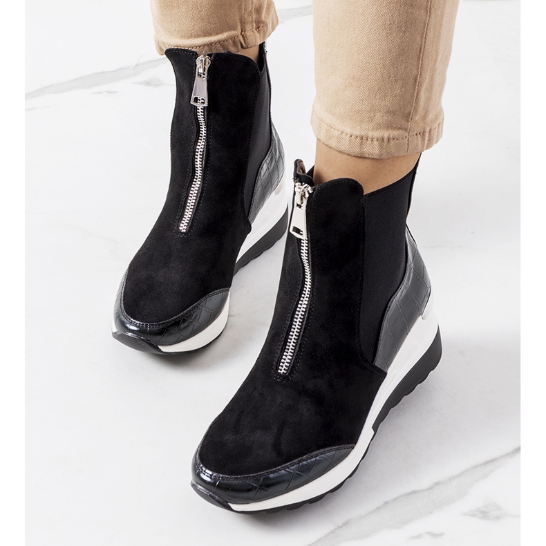 PA1 Svarta sneakers på Triaca-kilen 2