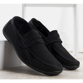 Black Pearse loafers för män svart 1