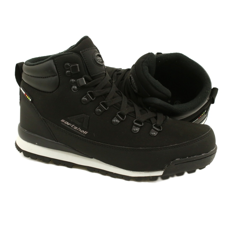 American Club Amerikanska vandringsvinterstövlar Softshell WT60, svarta 5