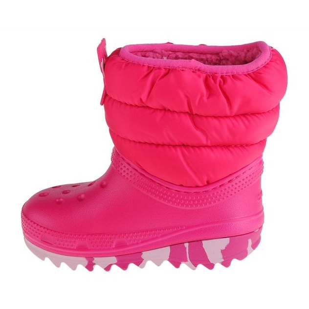 Crocs Classic Neo Puff Boot Toddler 207683-6X0 skor rosa 1