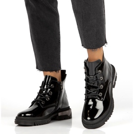 Varmlackade stövlar Filippo DBT4173 BK svart 1