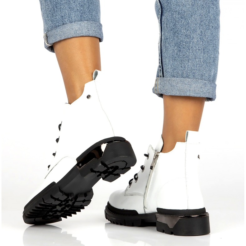 Filippo DBT4173 Isolerade patentstövlar, vita 5