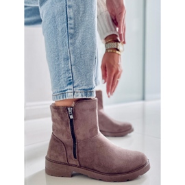 PA1 Kallen Khaki platta stövlar grå 2