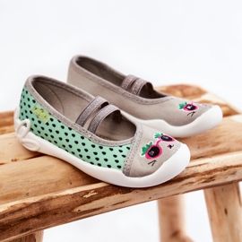 BEFADO S.A. Tofflor av Ballerina Befado Kitten 116X304 Grön-Grå 1