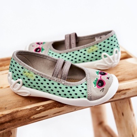 BEFADO S.A. Tofflor av Ballerina Befado Kitten 116X304 Grön-Grå 2