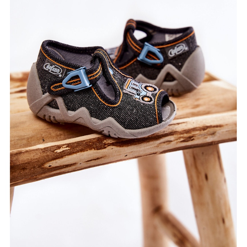 BEFADO S.A. Barnsandaler Papcie Befado Tractor 217P111 Mörkgrå 2