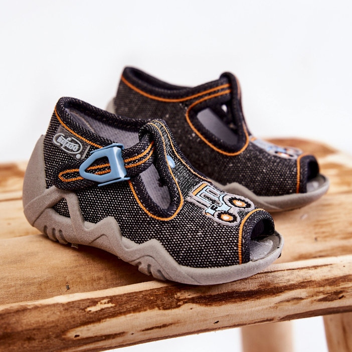 BEFADO S.A. Barnsandaler Papcie Befado Tractor 217P111 Mörkgrå 1