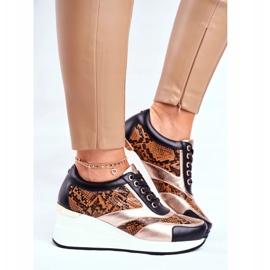 GOE Kvinnors sportskor Sneakers Svart läder GG2N3044 2