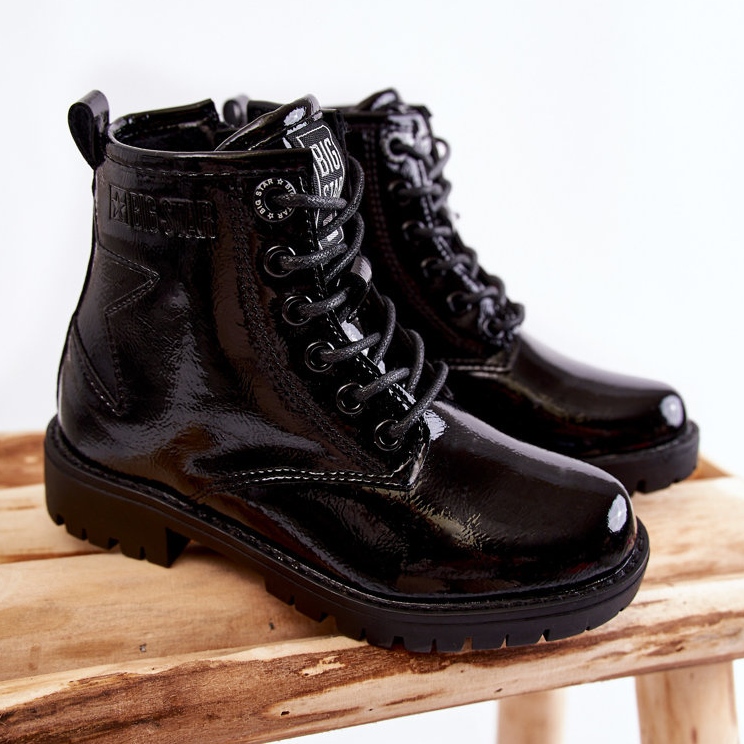 Barnlackade varma stövlar Big Star II374045 Svart 1