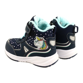 American Club Softshell vattentäta sportskor med en membran RL93/22 marinblå 4