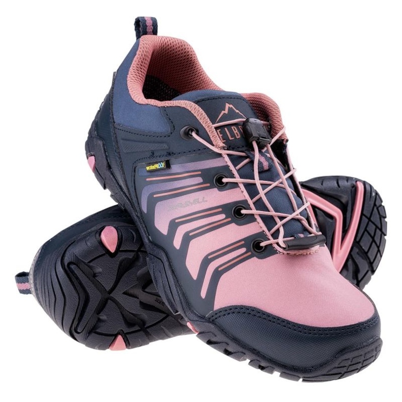 Elbrus Erimley Low Wp W 92800 401 501 marinblå rosa 1