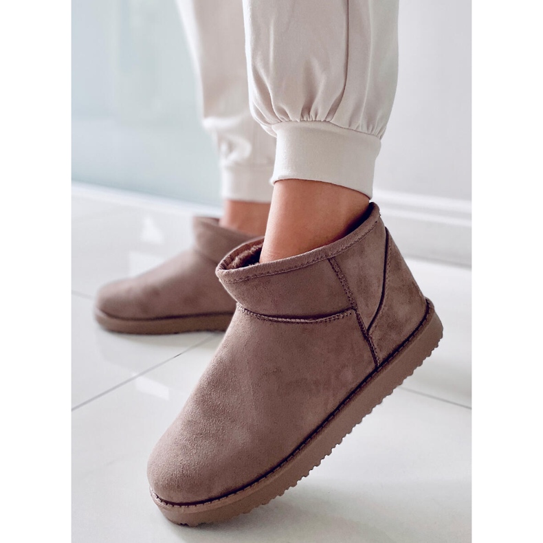 PA1 Emusy korta snökängor från Aliana Khaki beige 1