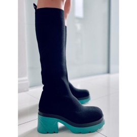 PA1 Strumpa tossor Duff Blue ovandel svart mångfärgad grön 1