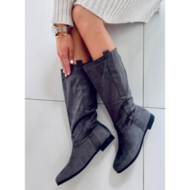 PA1 Flatty Grey platta stövlar grå 1