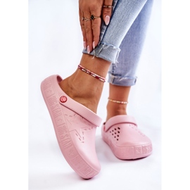 Lätt tofflor för kvinnor Kroks Big Star II275008 Rosa 1