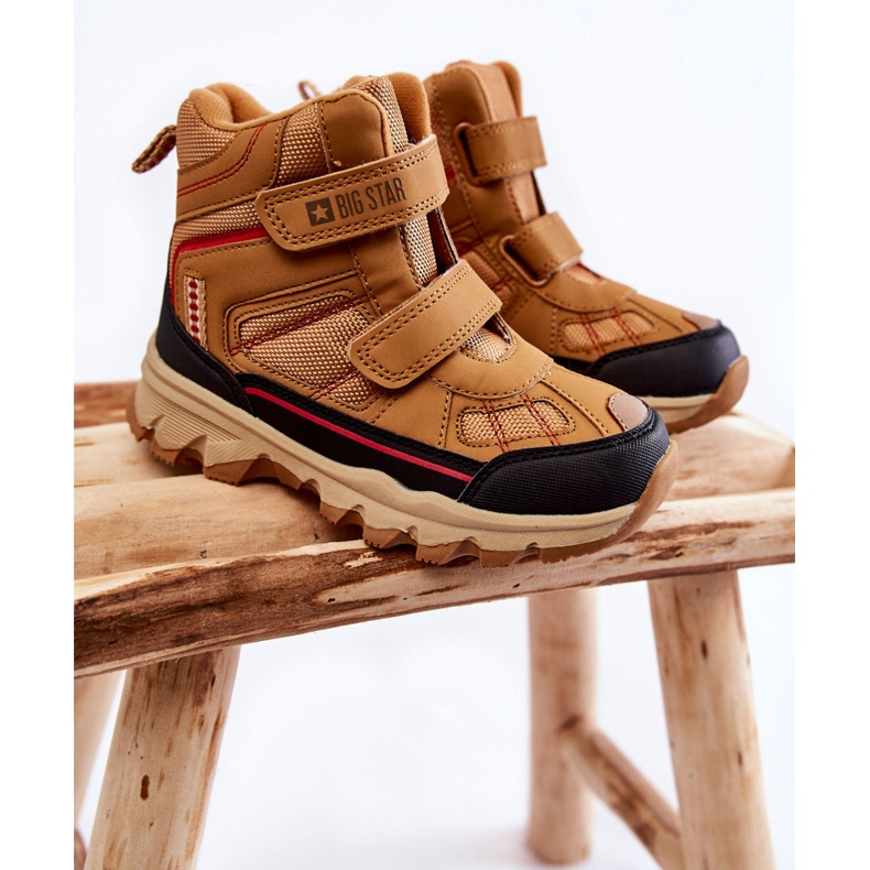 Barn Trapery Memory Foam Big Star KK374158 Kamel brun 1