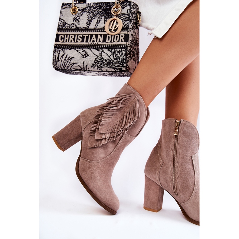 Lewski Shoes Mockastövlar för kvinnor Lewski Skor 3093 Cappucino brun 2