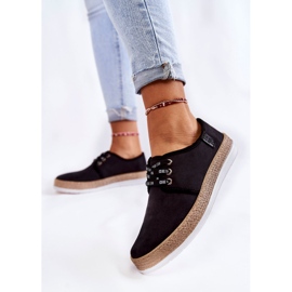 Låga sneakers för damer Memory Foam System Big Star KK276004 Svart 2