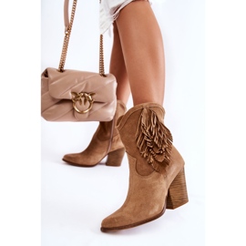 Lewski Shoes Damstövlar i mocka Lewski Skor 2808 / L Beige 2