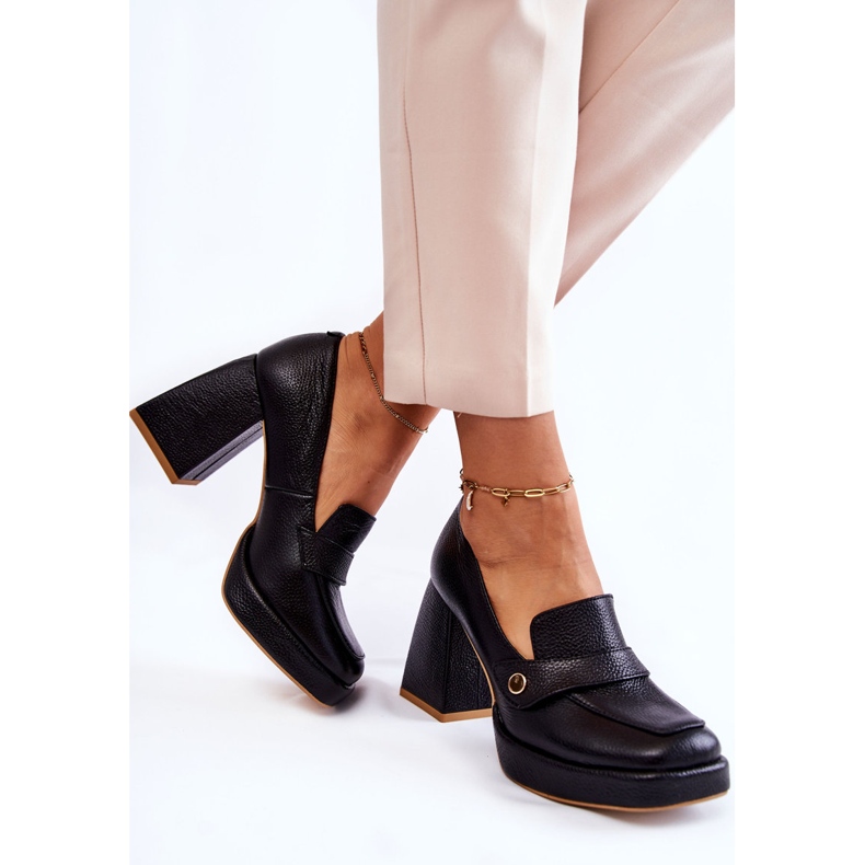 Lewski Shoes Läder Pumps Lewski Skor 3195/2 Svart 1