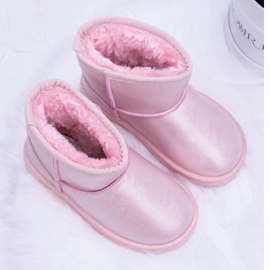 FRROCK Varma rosa snöstövlar för barn Scooby 2022-1C / 2C / 3C 1