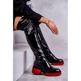 PS1 Patent damstövlar Svart Callen 4