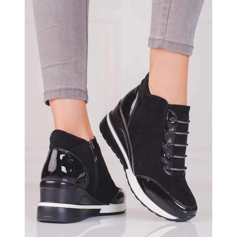 W. Potocki Potocki damsportstövlar med isolering svart 1