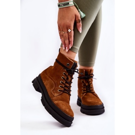 Brun mocka varma stövlar Big Star KK274524 1