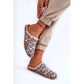 Hemmagjorda Tofflor In Cats Inblu GF-12-011 Beige brun mångfärgad 2