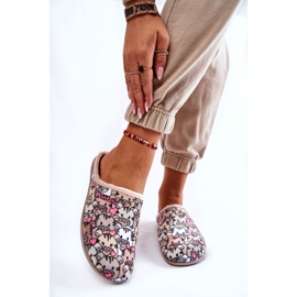 Hemmagjorda Tofflor In Cats Inblu GF-12-011 Beige brun mångfärgad 1