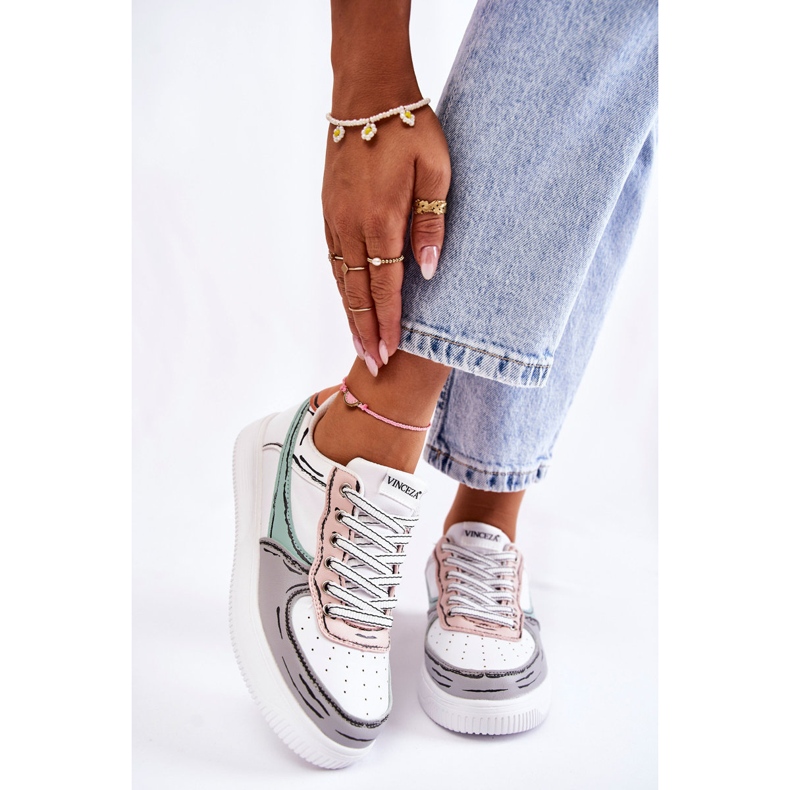 Vinceza Låga sportskor för kvinnor Flerfärgad Solveig mångfärgad 1