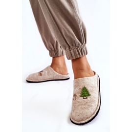 Inhemska tofflor Big Star KK276016 Beige 1