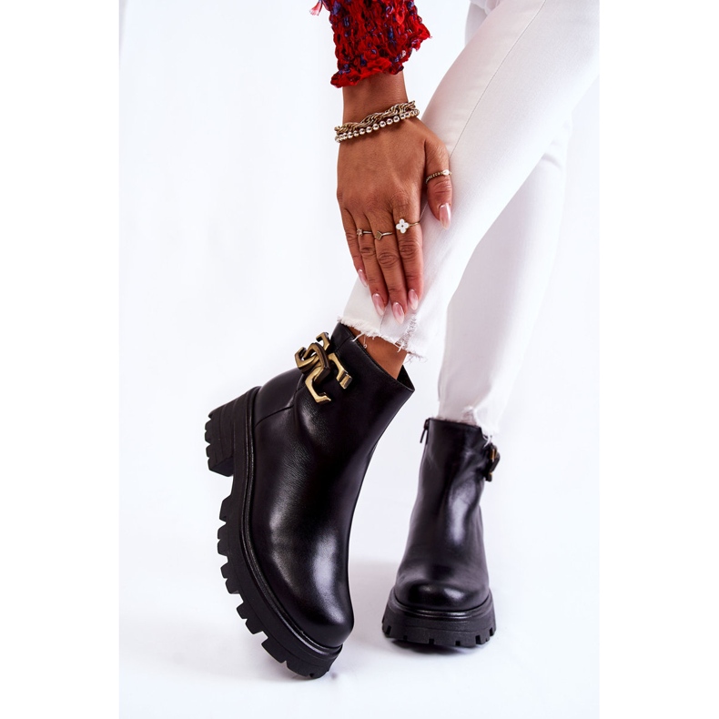 Varma stövlar Arbetare Med Dekoration Laura Messi 2500 Svart 1