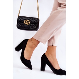 PS1 Klassiska mockapumpar på en svart Kendra-klack 2