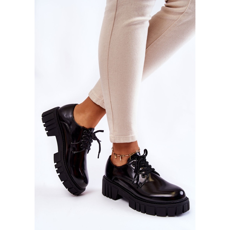 Fashionabla Lackade Skor La.Fi 210013B-NL Svart 2