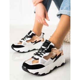 W. Potocki Mode Potocki Sneakers mångfärgad gyllene 1